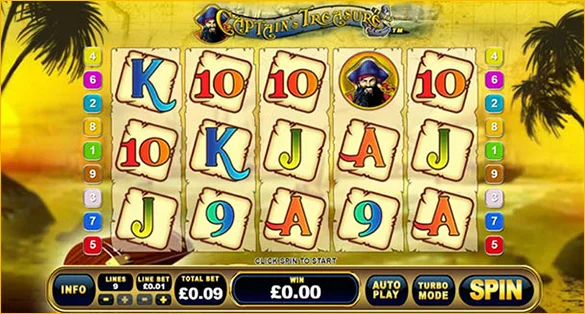 slot-captian's-teasure-allslot365