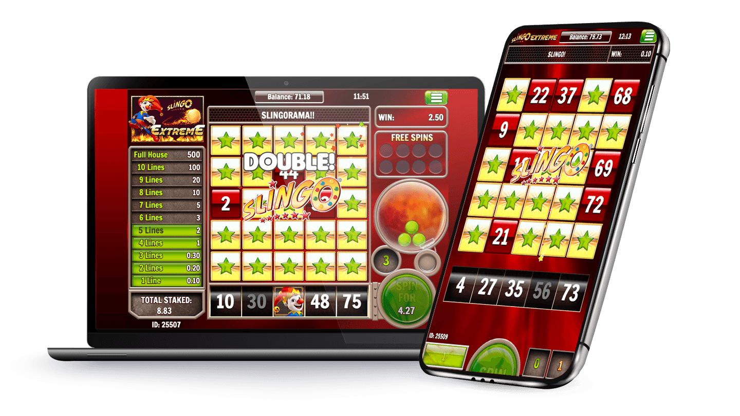 gamedevices- slingo - extreme
